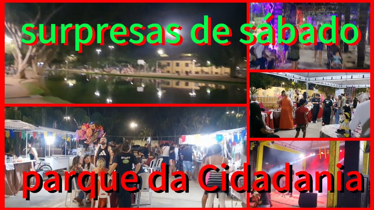 Surpresas de sábado no Parque da Cidadania. Teresina Piauí - YouTube