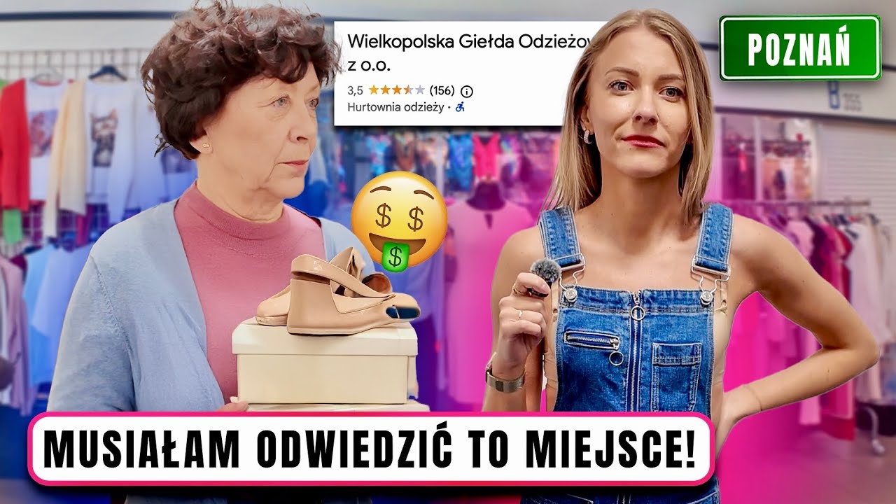 ZAKUPY W LUMPEKSIE PREMIUM W POZNANIU 🤑 Góra ciuchów za 50 zł?! 🤯
