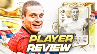 88 CENTURIONS ICON VIDIC SBC PLAYER REVIEW! EAFC 24 ULTIMATE TEAM