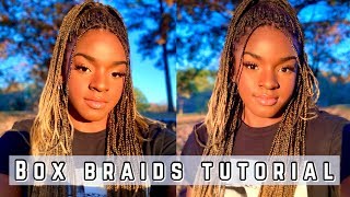 $20 Hair Transformation | How I do my Box Braids at Home