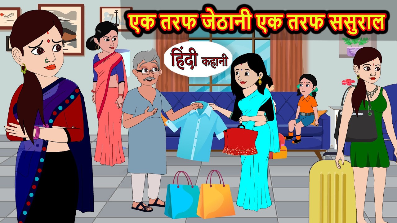 एक तरफ जेठानी एक तरफ ससुराल | Bedtime Stories | Moral Fairy Tales | Kahani | Stories in Hindi