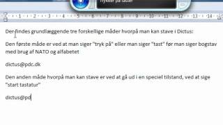 Dictus stavning