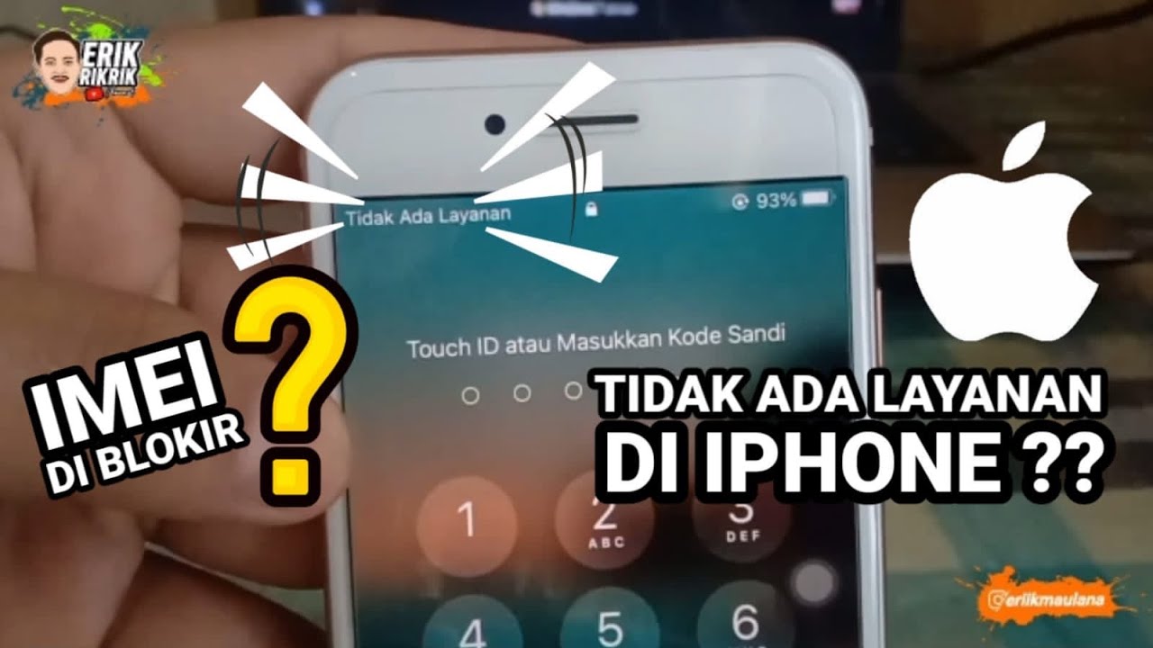iPhone Tidak Bisa Pakai Sim Card Tidak Ada Layanan | imei iPhone di ...
