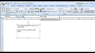 Aligning Text Within a Text Box