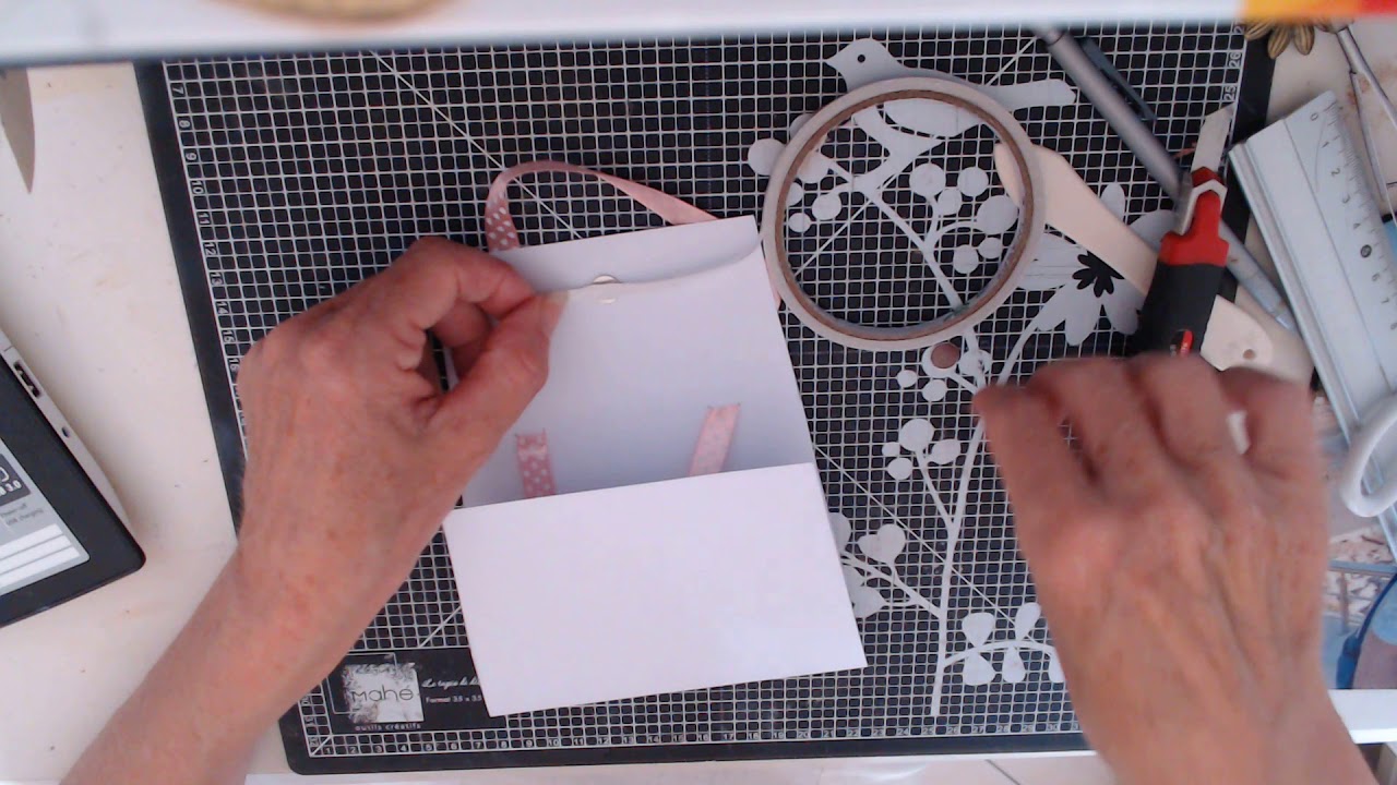 Carte shabby petit sac à main