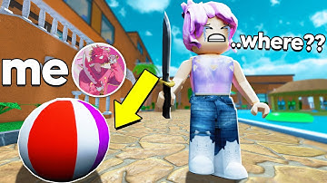 I TROLLED as a BEACHBALL in MM2... (COIN TROLL)