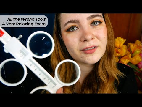 Wrong Tools, Relaxing Exam 🩺 ASMR Doctor's Visit with All the Wrong Tools! ⭐ Soft Spoken Medical RP