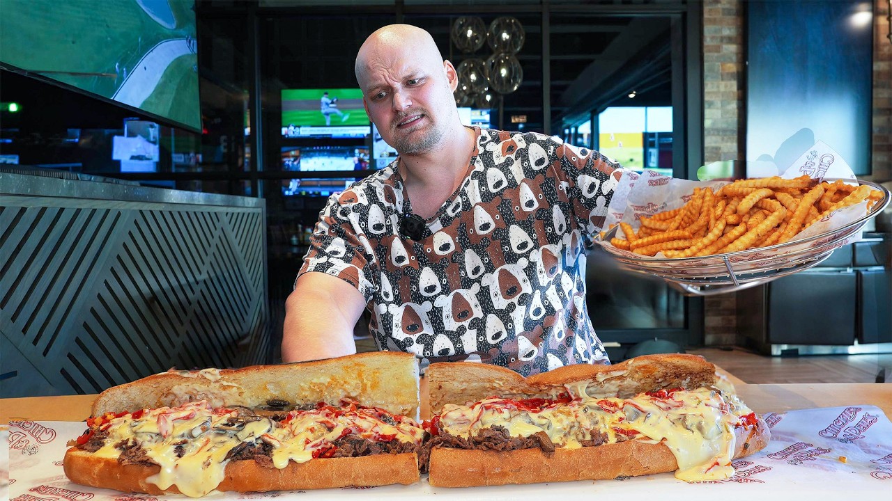 VOITA 100$ SYÖMÄLLÄ LAS VEGASIN SUURIN PHILLY CHEESESTEAK