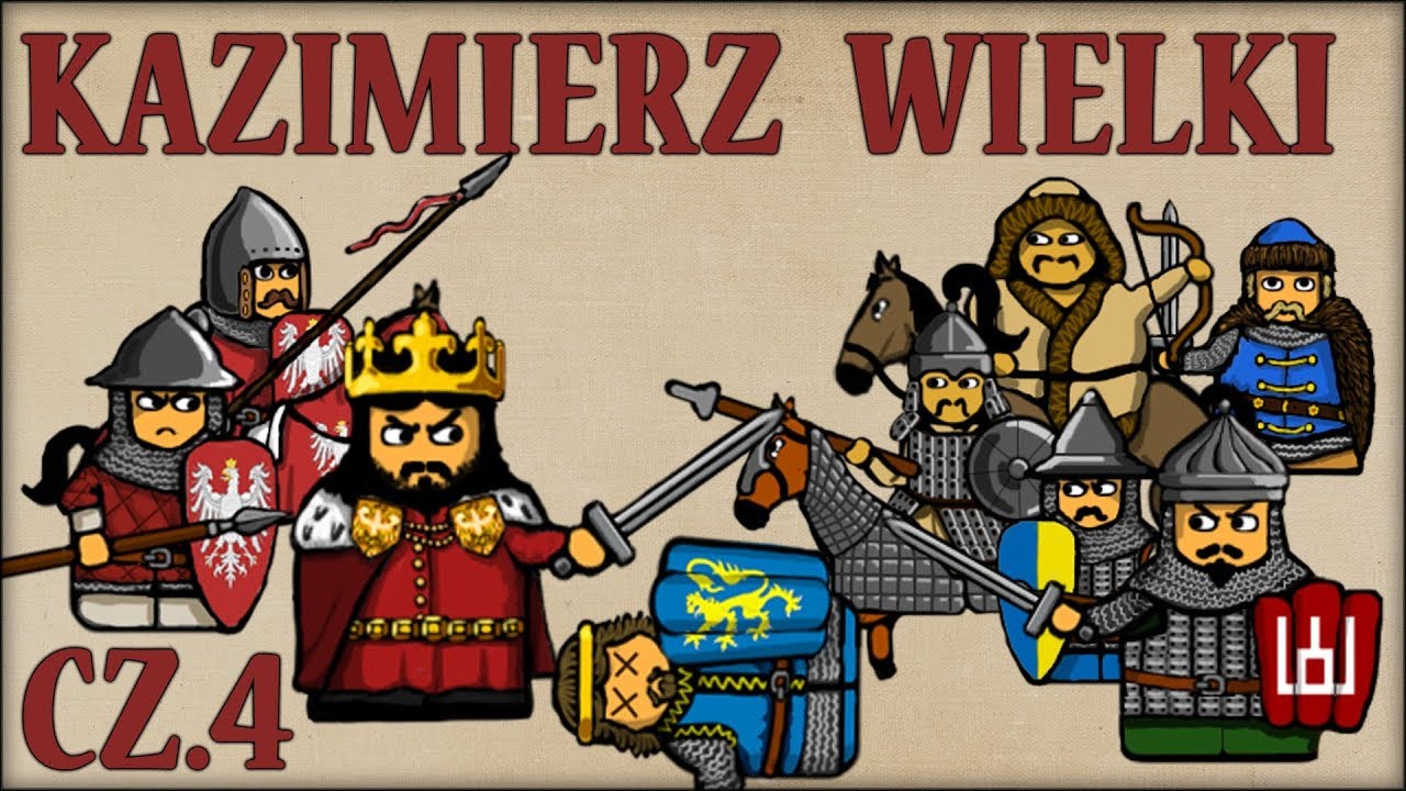 Kazimierz Wielki Historia Klasa 4 Kazimierz III Wielki cz.4 (Historia Polski #62) (1339-1341) - Historia