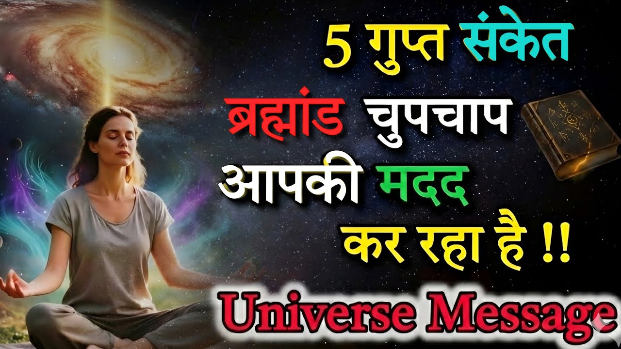 5 गुप्त संकेत कि अदृश्य शक्ति आपकी मदद कर रही है | ईश्वर का इशारा ||🙏Universe Message #universe 