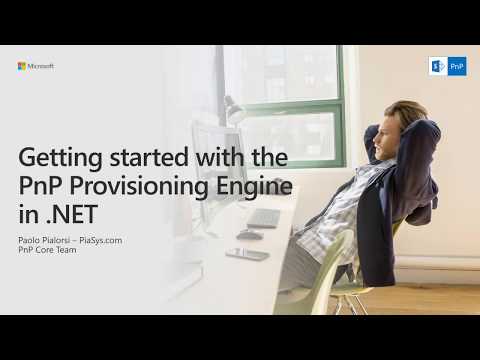 Getting started with the PnP Provisioning Engine in .NET