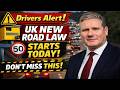🚨 UK Drivers Alert  New Road Law Starts TODAY  Avoid Heavy Fines Now