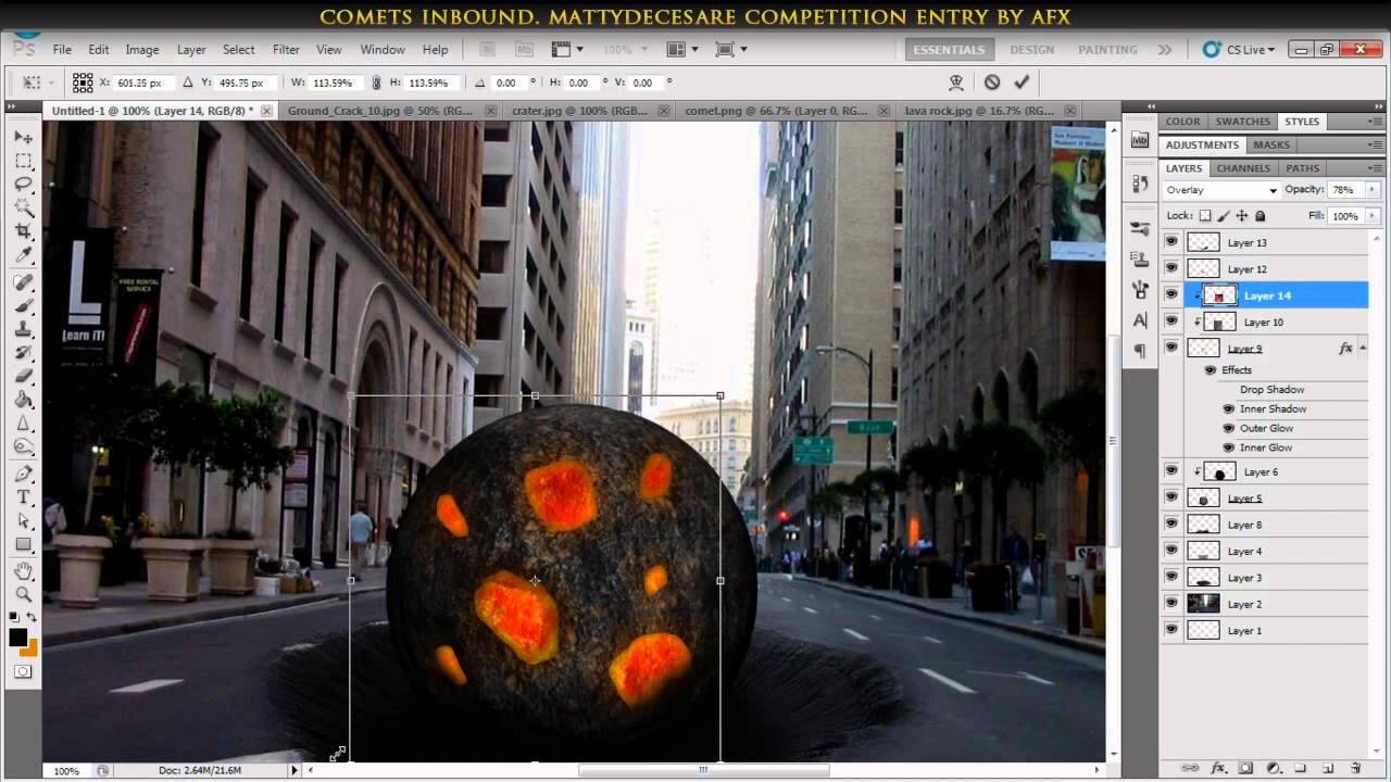 Comets Inbound-MattyDeCesare Competition Entry- AFX