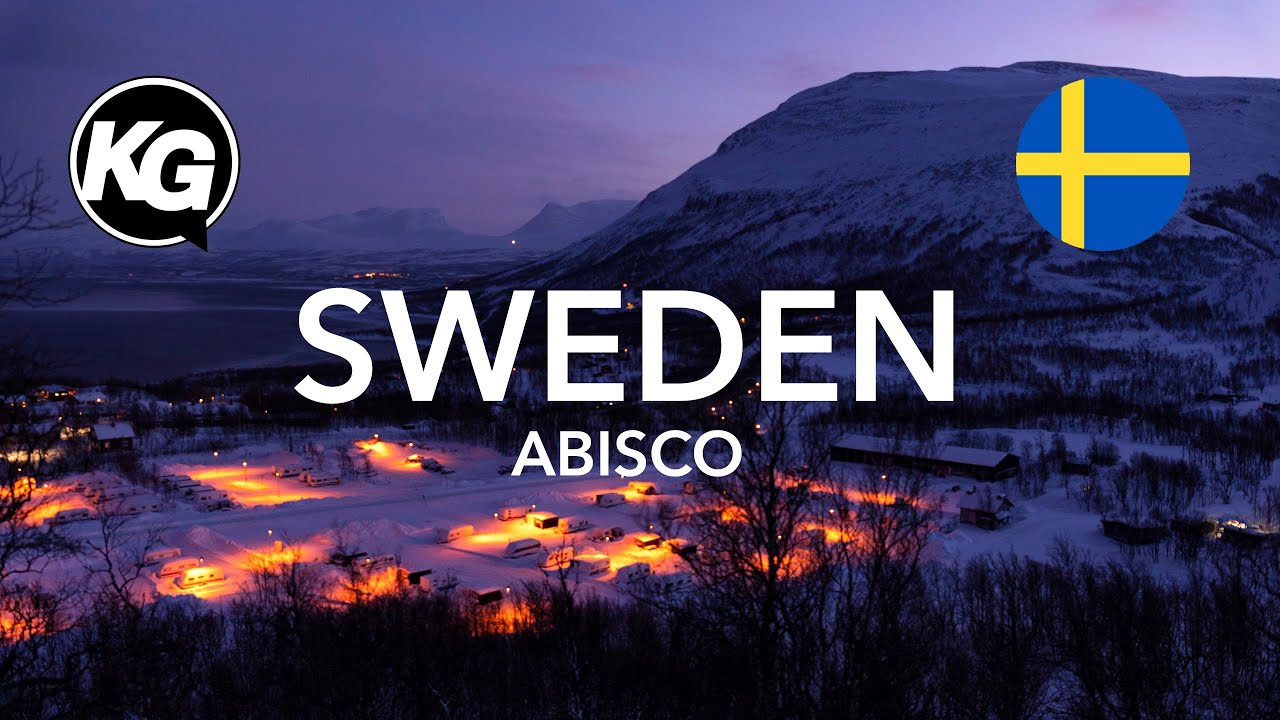 Sweden / Abisko / Looking at the Northern Lights / Aurora