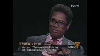 Thomas Sowell on Preferential Policies 4/4 (1990) BLM Debunked!