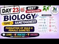 DAY 23- NEET PREPARATION | HUMAN REPRODUCTION | GAMETOGENESIS | NeetEzy Malayalam