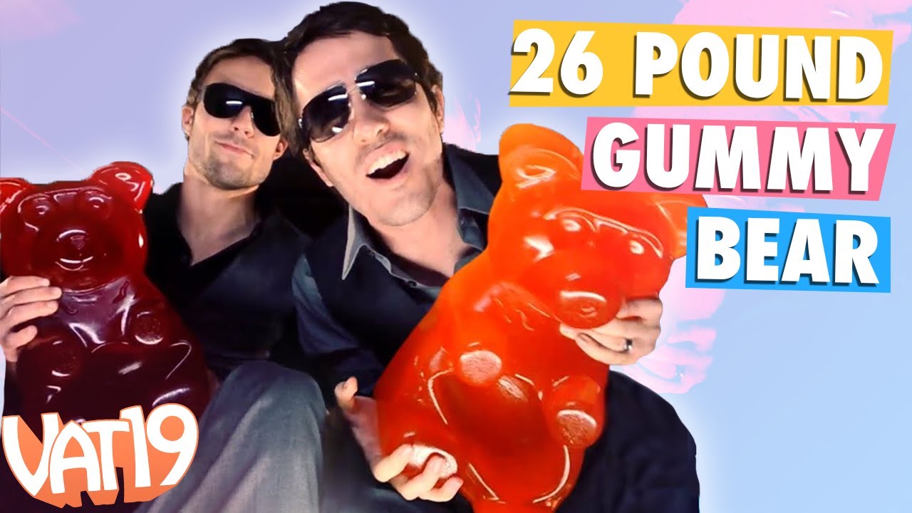 VAT19 guarantees that our 26 POUND Gummy Bear will be the life of the party...