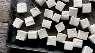 Homemade MAPLE MARSHMALLOWS