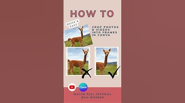 Crop Images & Videos into Frames in Canva Fast!#canvaframes
