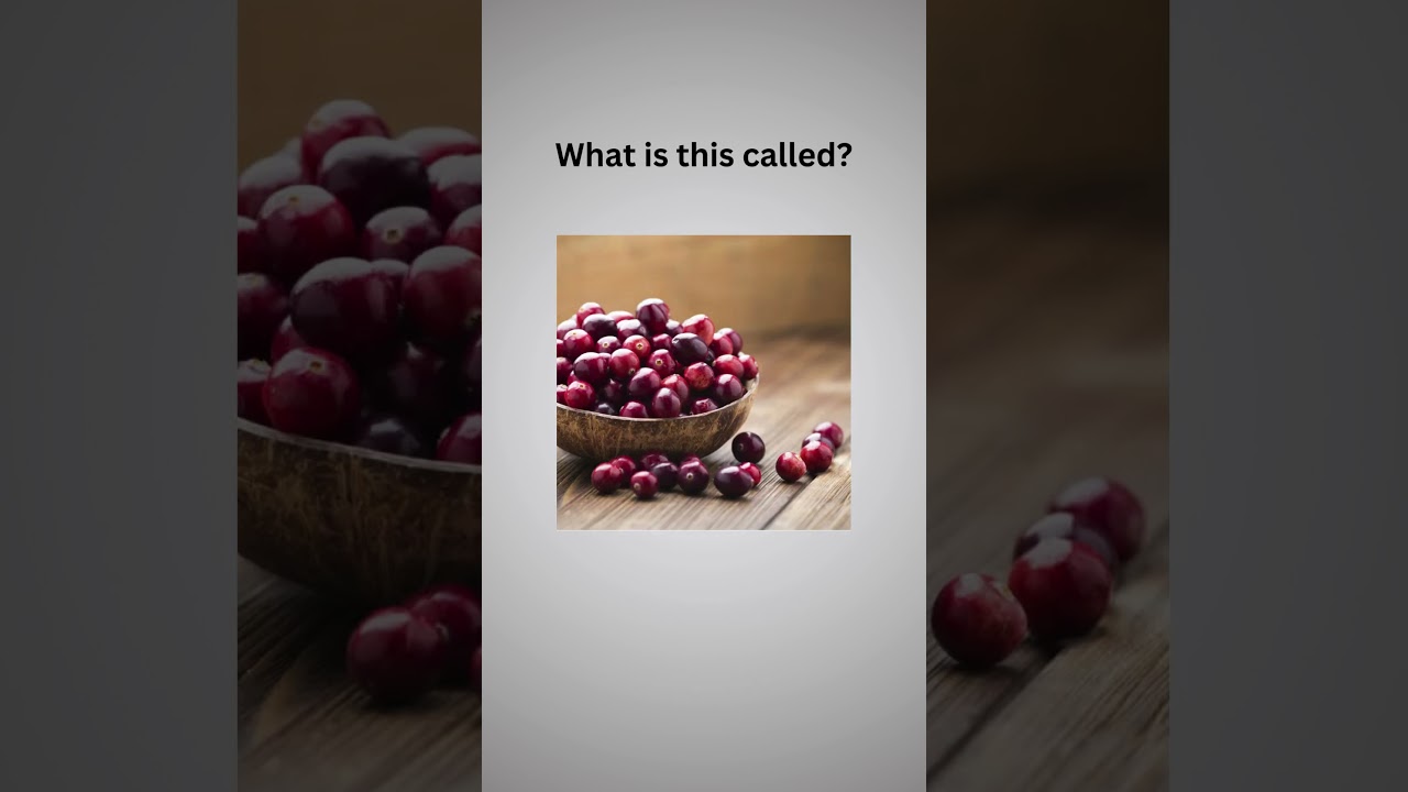 Can you name these fruits? 