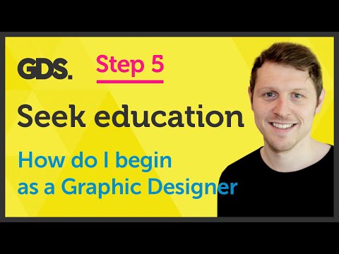 ‘Seek Education’ How do I begin as a Graphic Designer? Ep26/45 [Beginners Guide to Graphic Design]