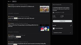 The politics of r/southpark | Guys: A Podcast About Guys