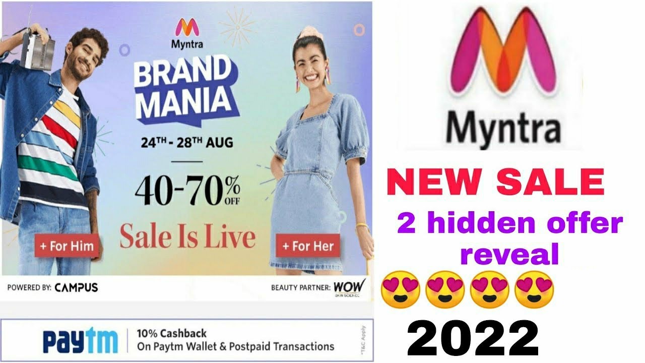 Myntra new sale 2022 myntra sale YouTube