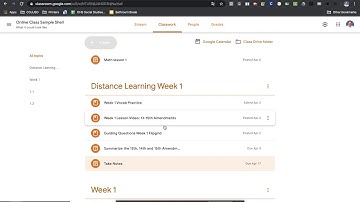 How To Use Topics and Reorder Assignments Within Topics in Google Classroom