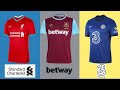 Premier League Football Club Sponsors Kits 2021-2022 ⚽| Football Sponsors List