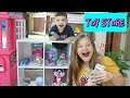 Toy Shopping at the Fun and Crazy Kids Toy Store Pretend Play