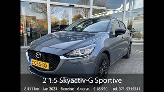 Mazda 2 1.5 Skyactiv-G Sportive NL-Auto, 1e Eig., Apple Carplay / Android Auto, A-Rij-Camera, Cruise