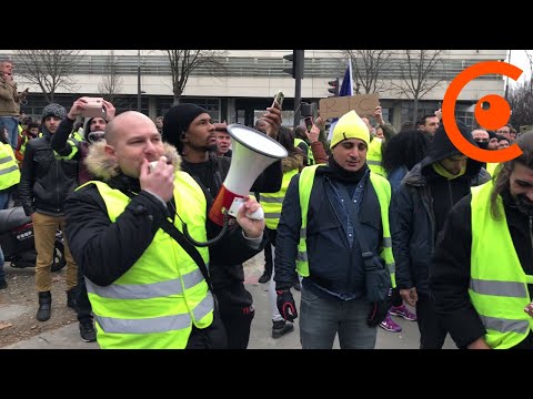 Gilets Jaunes Acte 7 Manifestation Devant Les Médias 29 Décembre 2018 Paris