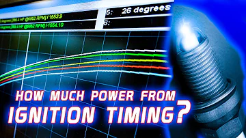 How much horsepower do you gain when adding ignition timing?