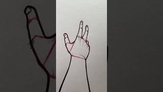 How to Draw a Reaching Hand ⭐️Tutorial⭐️ #howtodraw #tutorial #draw #sketch #hand #art #shorts Guide