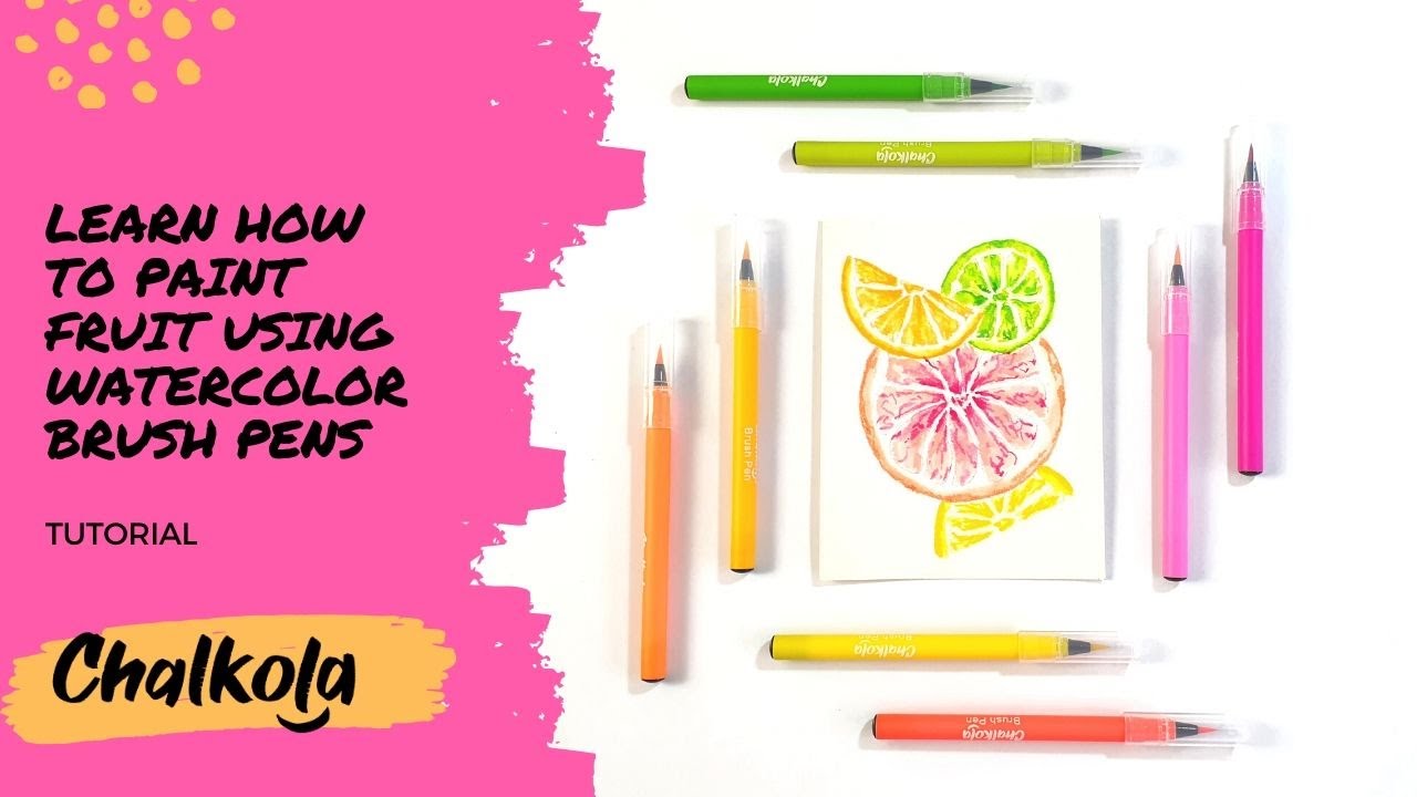 Watercolor Brush Pens vs. Calligraphy Brush Pens - Chalkola