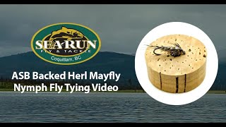 ASB Backed Herl Mayfly Nymph Step by Step Fly Tying Tutorial