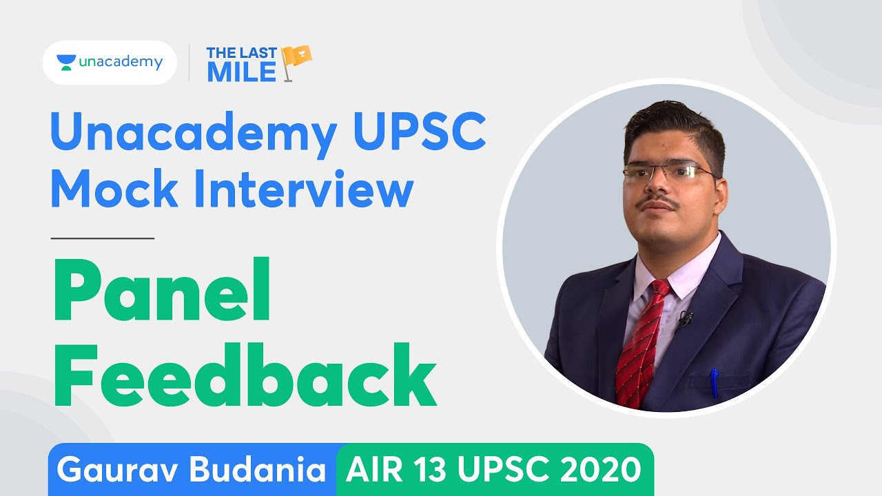 IAS Gaurav Budania Interview - AIR 13 UPSC 2020 | UPSC CSE Mock ...