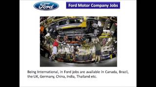 Ford Motor Company Jobs