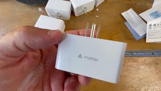 meross meross Matter Smart Plug, Energy Monitoring Smart Outlet, Wi-Fi Plug Work with Alexa, Apple H