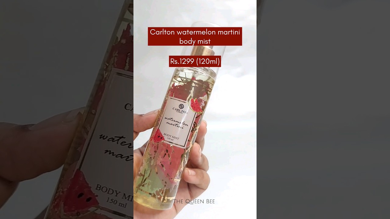 Carlton Watermelon Martini Body Mist Review