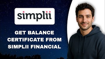 Get Balance Certificate Simplii Financial 2025 - Account Statement Access