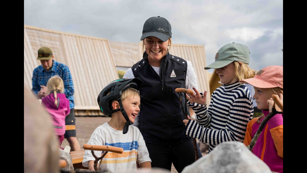 Lofsdalen met kinderen in de zomer