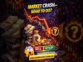 Crash Me Smart Investors Kya Krte H | 90% Log Crash Me Galti Krte H | #DahiyaFinanceAcademy