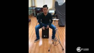 Both Hands Cajon Classical Cajon model P02 played by AI kam