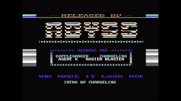 Commodore 64 demo: Abyss - Super Mario Bros cracktro (1988)