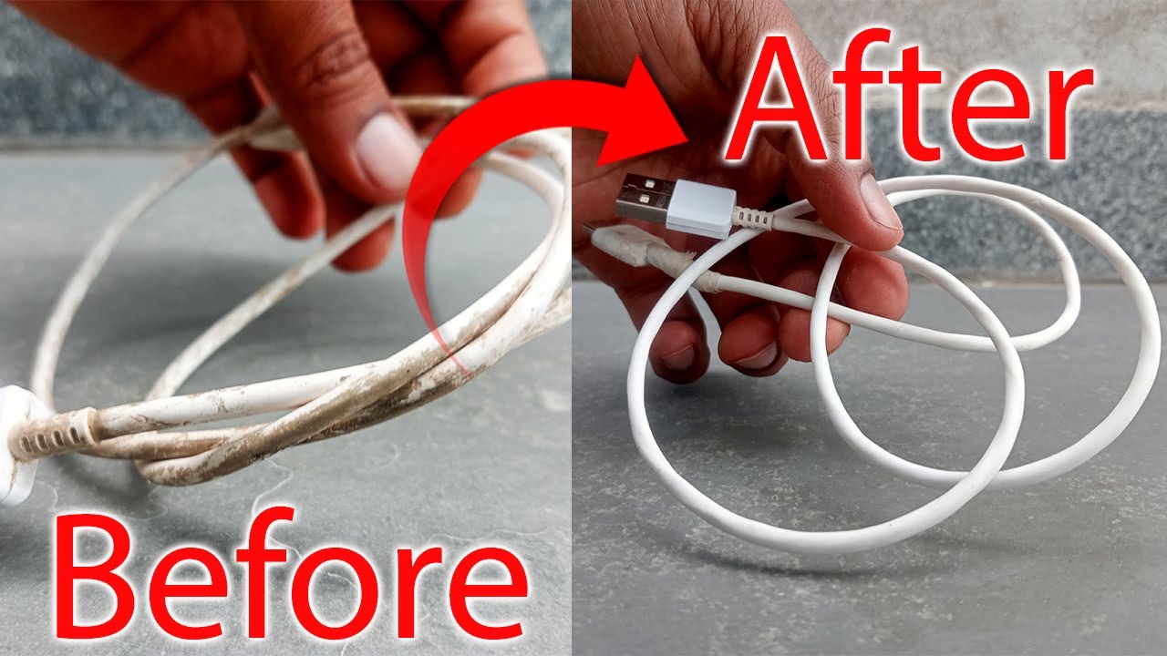 How to Clean Charger Cable