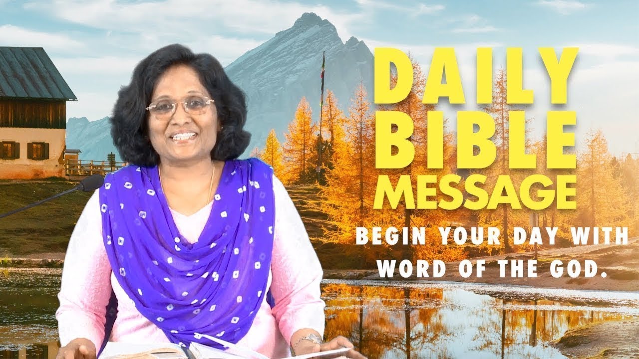 Thumbnail for Daily Bible Message 01 09 2023 Psalms కీర్తనల గ్రంథము 97 6