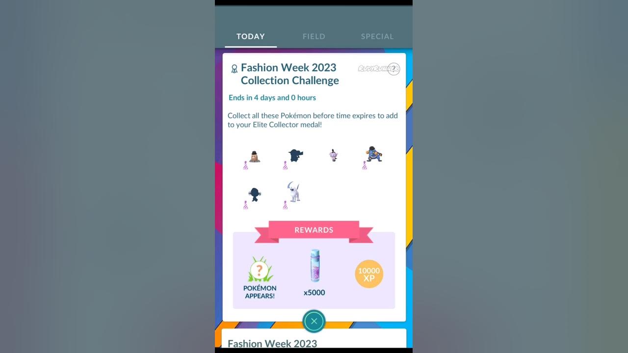 Pokémon Go Fashion Week 2023: all Timed Research tasks - Video