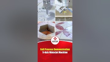 Unbelievable! 🔥 Waterjet Cutting All Materials | Full Process Showcase  #stonemachine  #waterjet