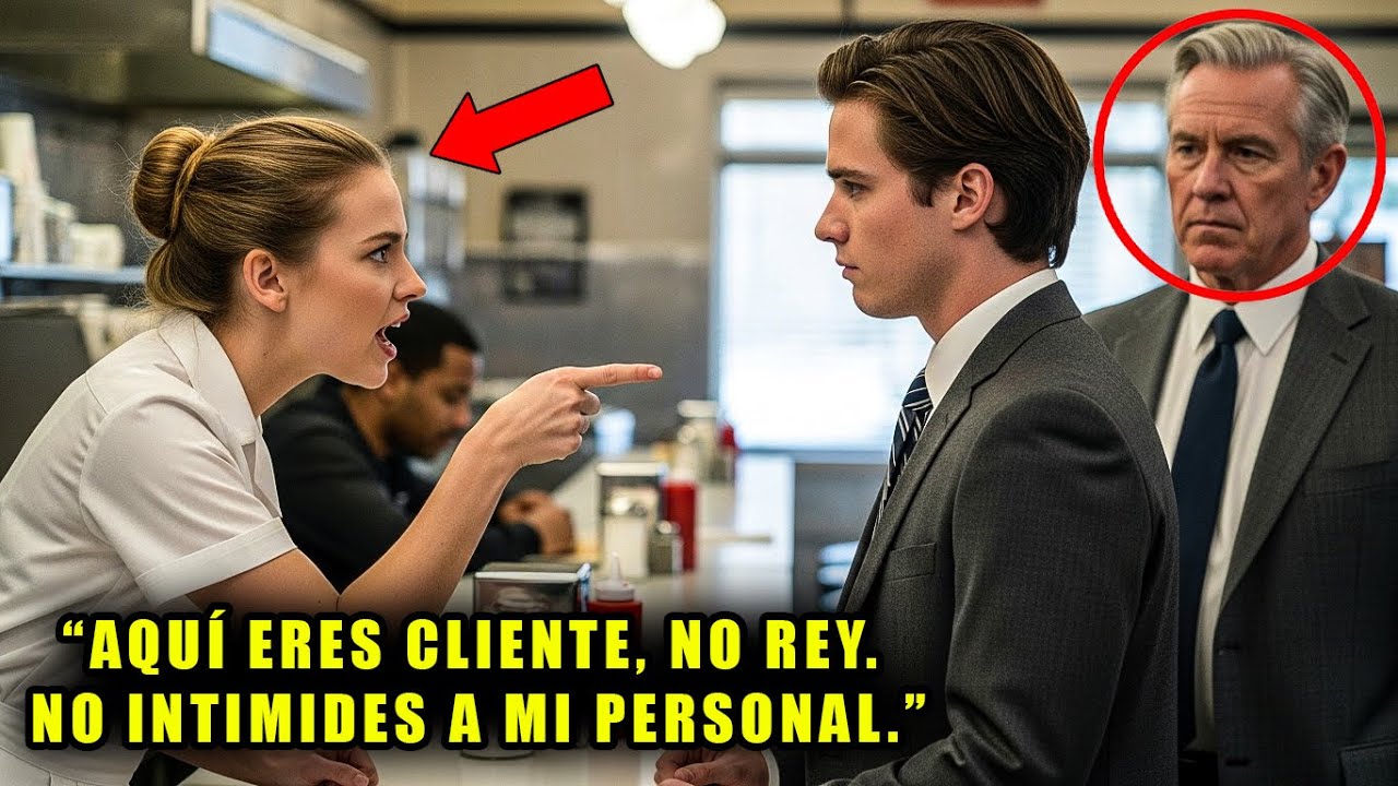 Mesera expulsa a millonario por acosar al personal — su padre llega con oferta en helicóptero